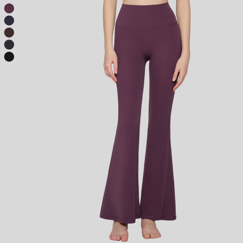 Fleece-lined and thickened flared pants