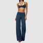 Wholesale Women’s Sports Bra & Wide-Leg Yoga Pants Set