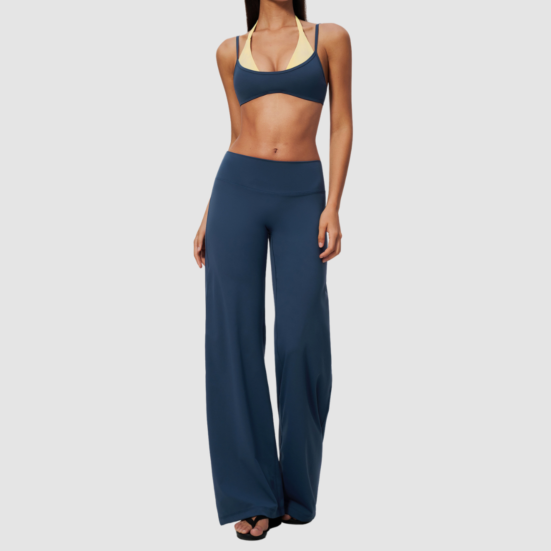 Wholesale Women’s Sports Bra & Wide-Leg Yoga Pants Set