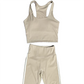Wholesale Naked-Feel Racerback Tank & High-Waist Leggings Set – Sculpting Yoga 2-Piece