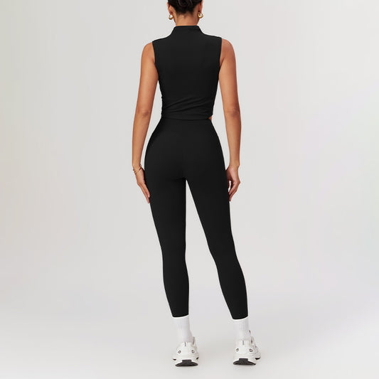 Wholesale High Collar Sports Tank Top | Wonderxfans bulk activewear