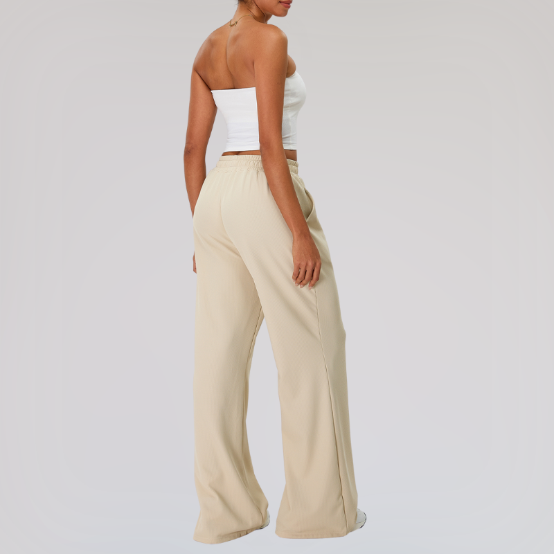 Crop Top & Wide-Leg Sport Set