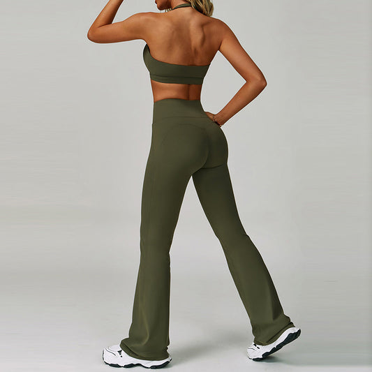 Wholesale Halter Sports Bra + High-waisted | Wonderxfans bulk activewear