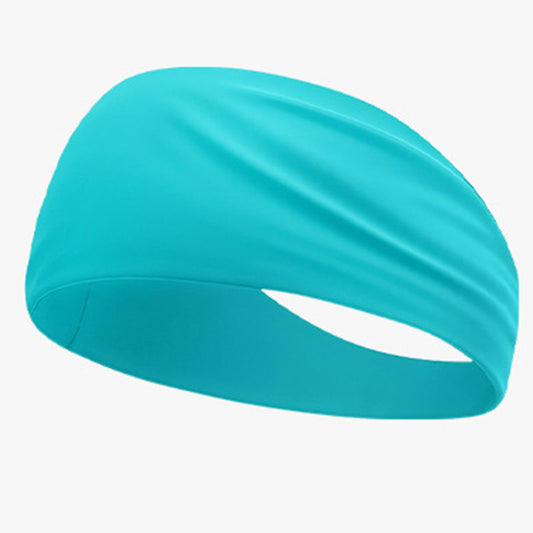 Quick-dry wide elastic sweat-absorbent sports headband