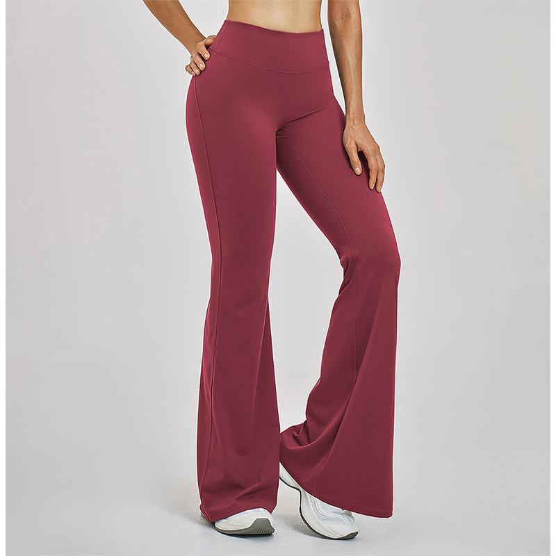 Wholesale High Waist Flaming Wide Leg Yoga Pants