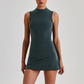 Wholesale Naked-Feel Yoga Set – Sleeveless Crop Top & High-Waist Shorts 2-Piece Activewear