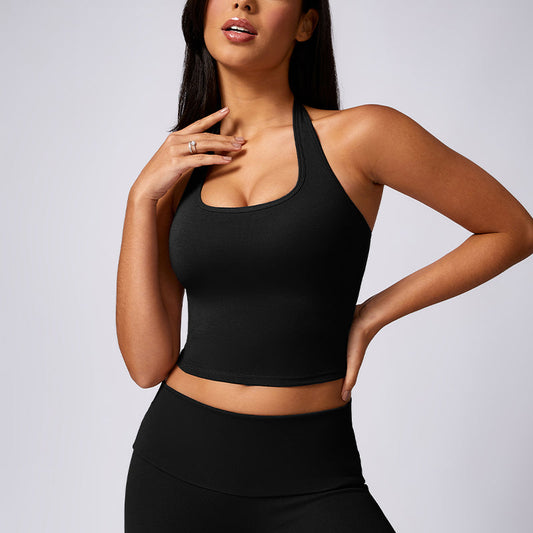 Wholesale Halterneck running fitness yoga sports | Wonderxfans bulk activewear