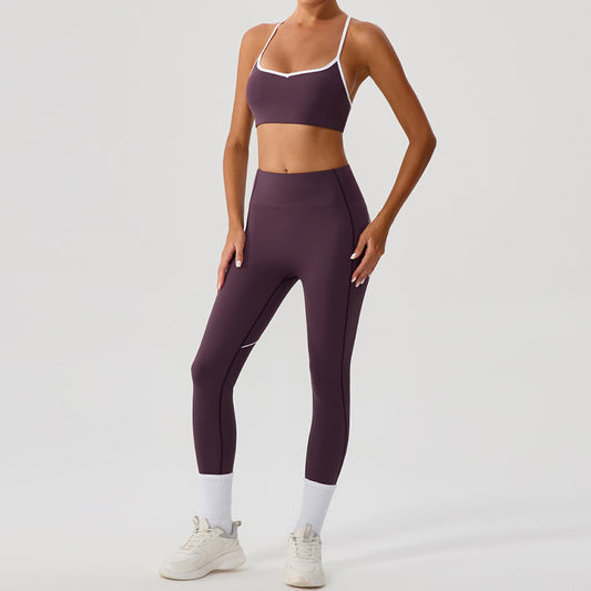 Wholesale Cross Back Naked-feel Bra + | Wonderxfans bulk activewear