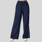 Loose-fitting striped color-blocked sweatpants