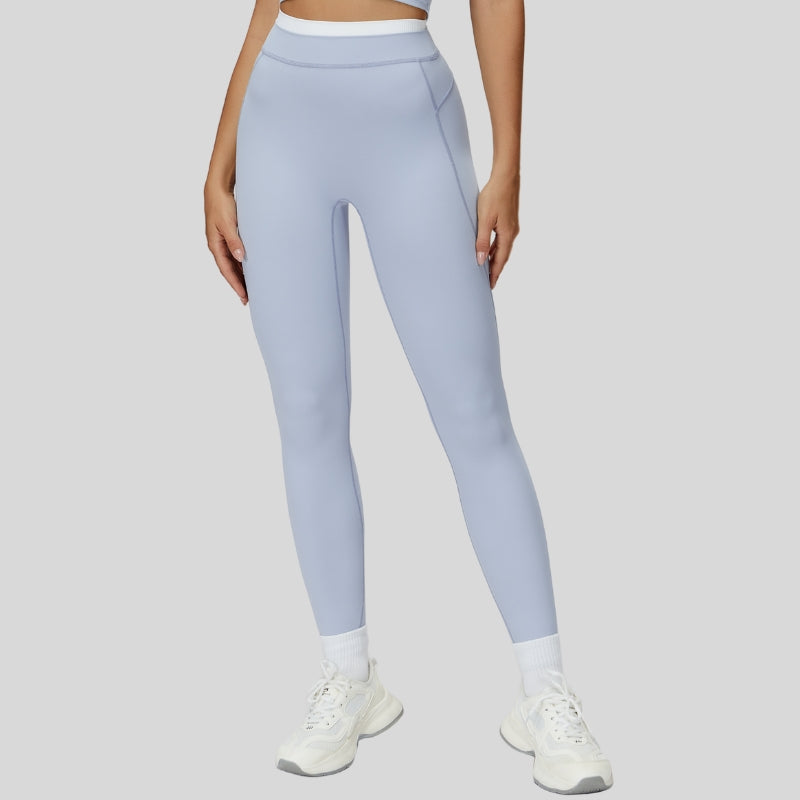 Contrast-colored sport leggings