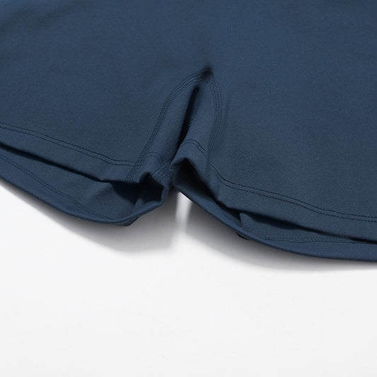 Top de yoga de manga larga cepillada + Shorts de cintura alta de 2 piezas