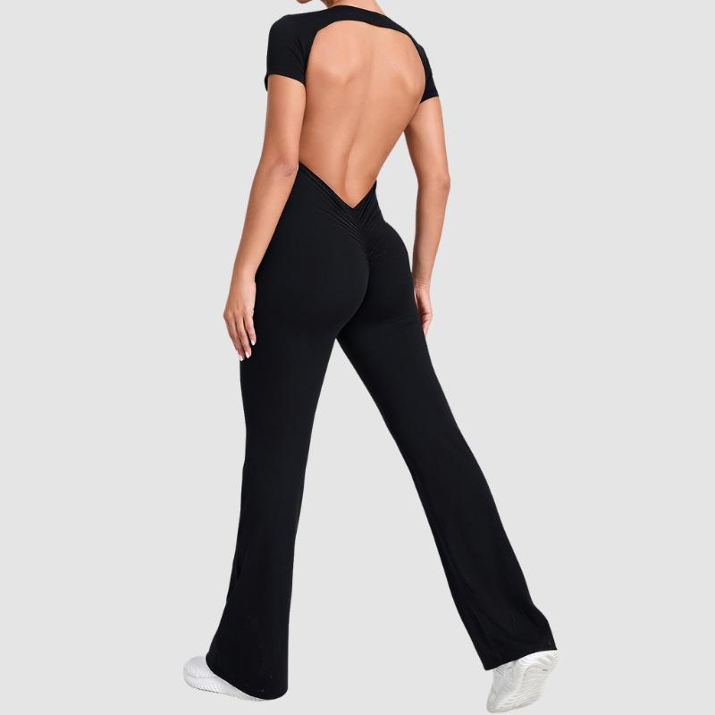 Wholesale Color blocked short sleeve backless | Wonderxfans bulk activewear