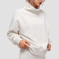 Wholesale Women's Mock Neck Casual Long-Sleeved Sweatshirt