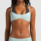 Wholesale Women's Halter Neck Faux Two-Piece Sports Bra with Adjustable Straps (30 days pre-sale)