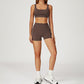 SPORTS BRA+High-waist shorts 2-PIECE SET