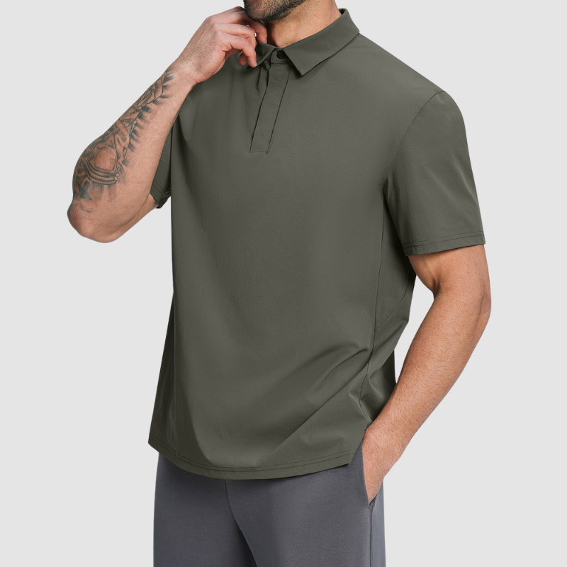 Wholesale eco-friendly recycled fabric golf polo shirts