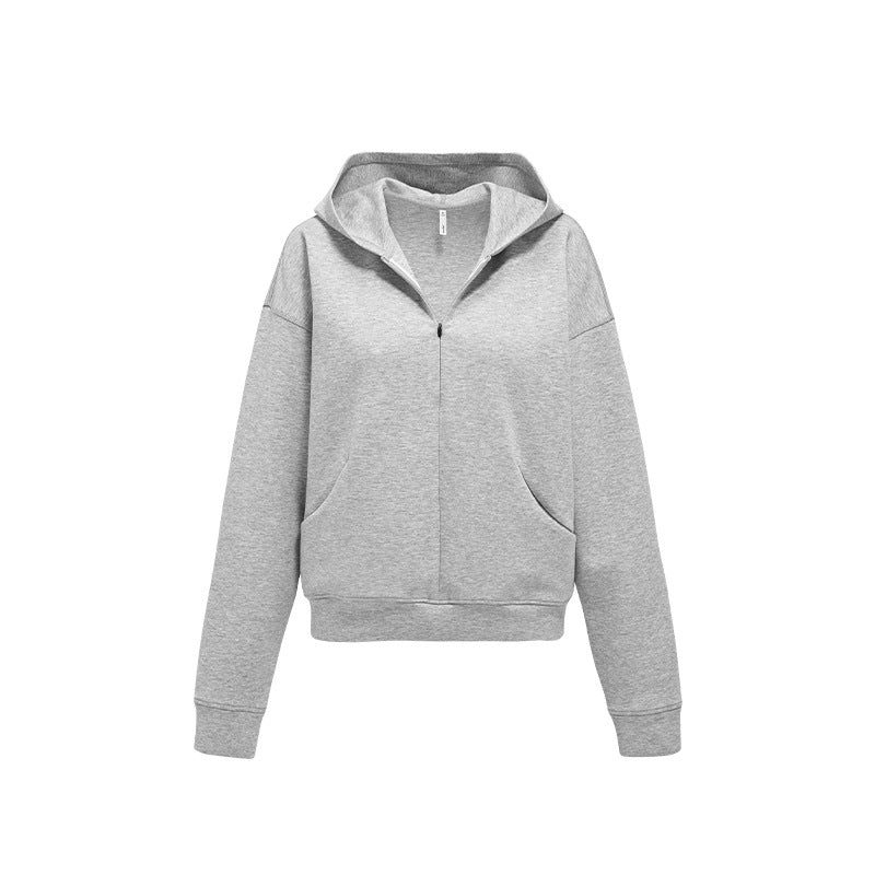 Air layer hooded sweatshirt