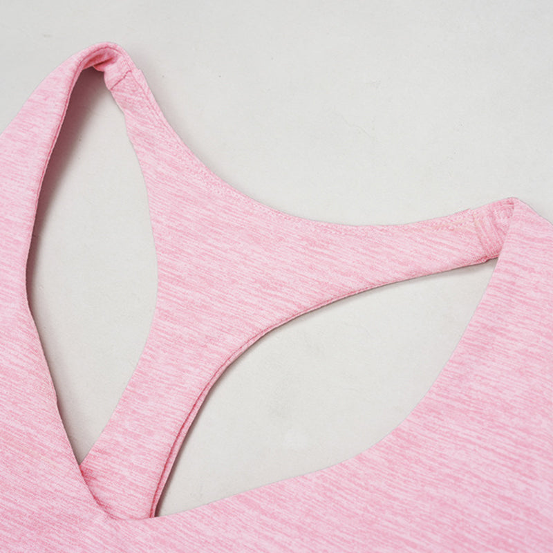 Racer-back casual sports bra