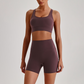 Wholesale Women's Quick-Dry Naked Feel Vest+Fitted Biker Shorts Yoga Set