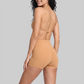 Wholesale Naked-Feel Halter Sports Bra + High Elasticity Fitness Shorts