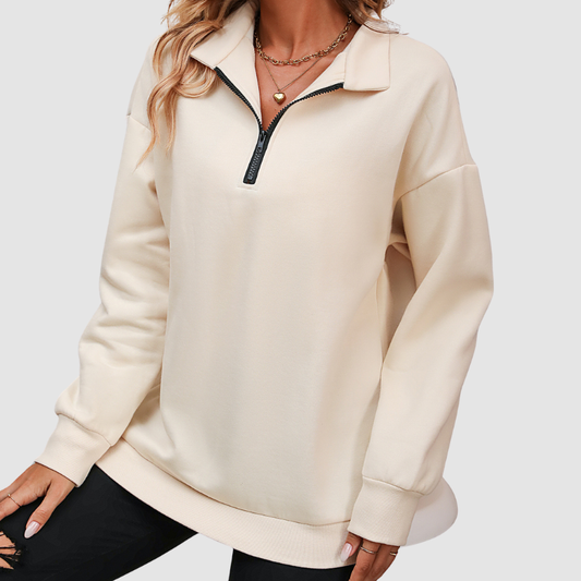 Wholesale Women's Half-Zip Long-Sleeved Sportswear