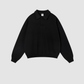 Wholesale Men’s Relaxed Half-Placket Polo Sweatshirt – Cotton Blend
