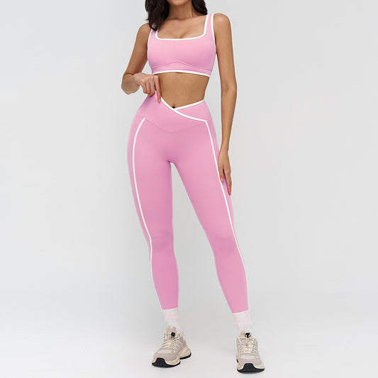 Wholesale Women's Contrasting Color Wide Strap | Wonderxfans bulk activewear
