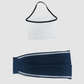 Wholesale Women's Striped Yoga Tank Top + High-Waist Wide-Leg Pants Set – Built-In Bra Pad Gym Fitness Set