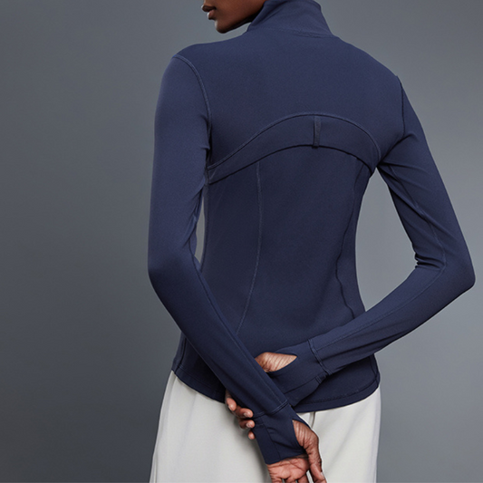 Wholesale Women's Stand Collar Zip-Up Yoga | Wonderxfans bulk activewear