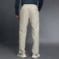 Elastic Waist Straight Leg Casual Pants