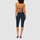 Wholesale Halter-Neck Sports Bra & Capri Leggings Set – Quick-Dry Yoga 2-Piece