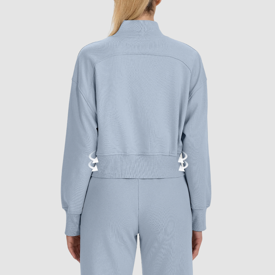 Wholesale Women's Short Zip Stand-Collar Sports Jacket