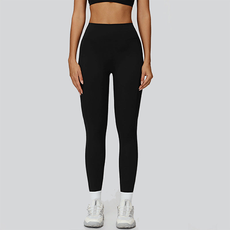 High-waisted, hip-lifting, slimming sports leggings