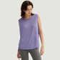 Wholesale yoga cover-up drawstring sleeveless top
