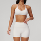 Wholesale Naked-Feel Seamless Sports Bra & High-Waist Leggings Set – Quick-Dry Yoga 2-Piece