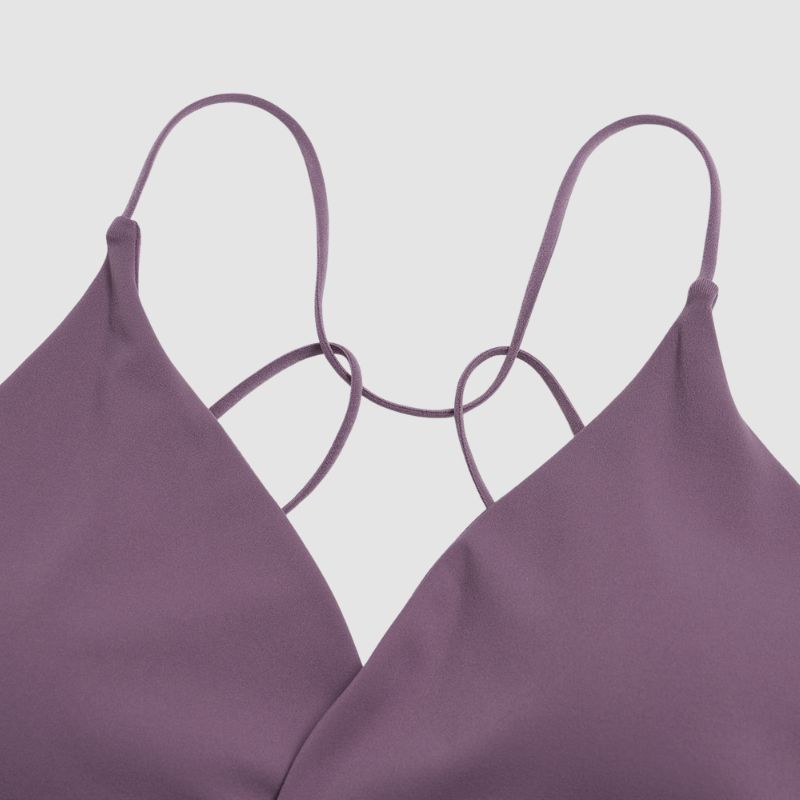 Wholesale spaghetti straps vest with chest pads