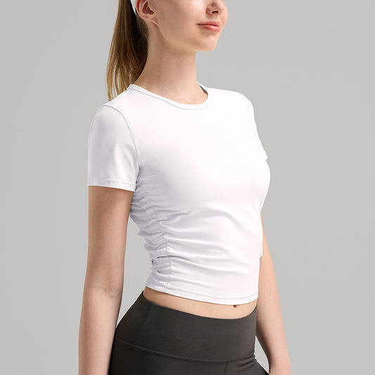 Wholesale yoga sports tee quick dry | Wonderxfans bulk activewear