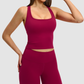 Skinny Skin Dry U Neck Yoga Top Top