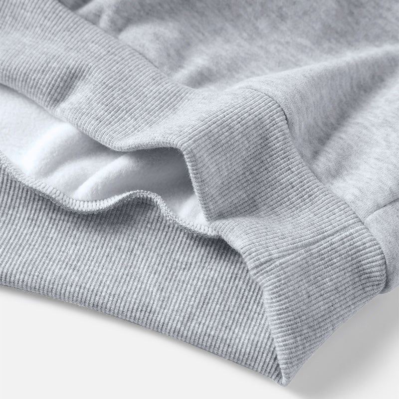 Roud neck fleece sweatshirts