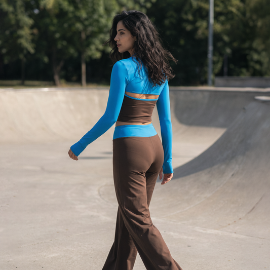 Wholesale Women’s 3-Piece Halter Yoga Set – Tank, Long Pants & Shrug