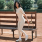 Wholesale Women’s Mid-Sleeve Top & High-Waist Leggings Yoga Set