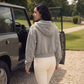 Wholesale Women’s Relaxed Zip-Up Hooded Sweatshirt – Cotton Blend