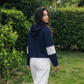 Wholesale Women’s Lace-Panel Hooded Sweatshirt – Fitted Cotton Blend