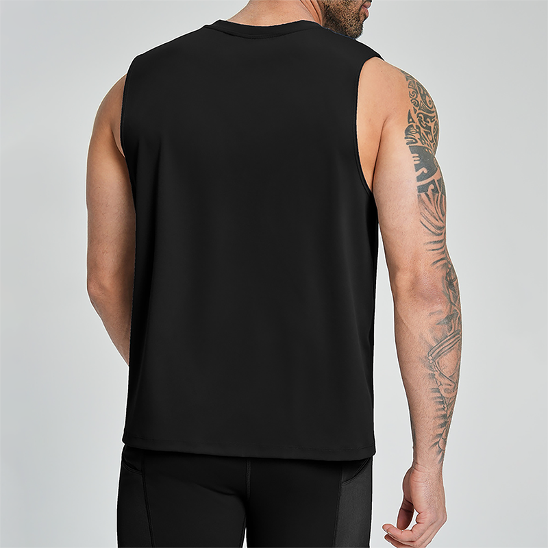 Wholesale Men's Quick-Dry Sleeveless Training Tank Top – Breathable Gym Vest