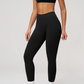 Wholesale Seamless Cross-Back Sports Bra & High-Waist Leggings Set – Naked-Feel Yoga 2-Piece