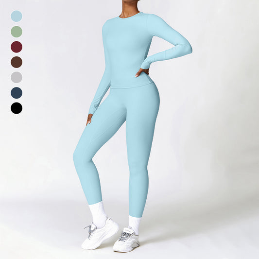 Wholesale Brush long sleeve sports top | Wonderxfans bulk activewear