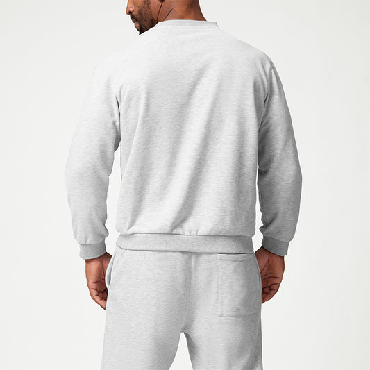 Wholesale Men's Round Neck Long Sleeve | Wonderxfans bulk activewear