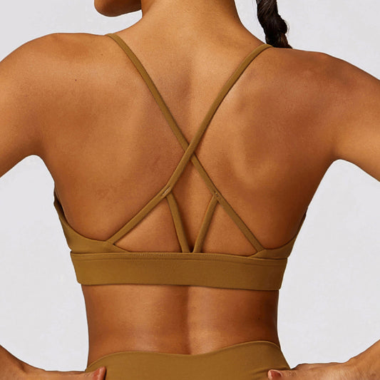 Wholesale Tight brushed back yoga bras | Wonderxfans bulk activewear