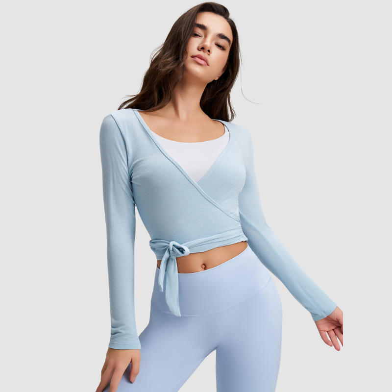 Wholesale Long Sleeve Yoga Top | Wonderxfans bulk activewear