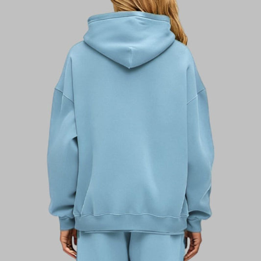 Wholesale Two-Way Zip Fleece Hoodie | Wonderxfans bulk activewear